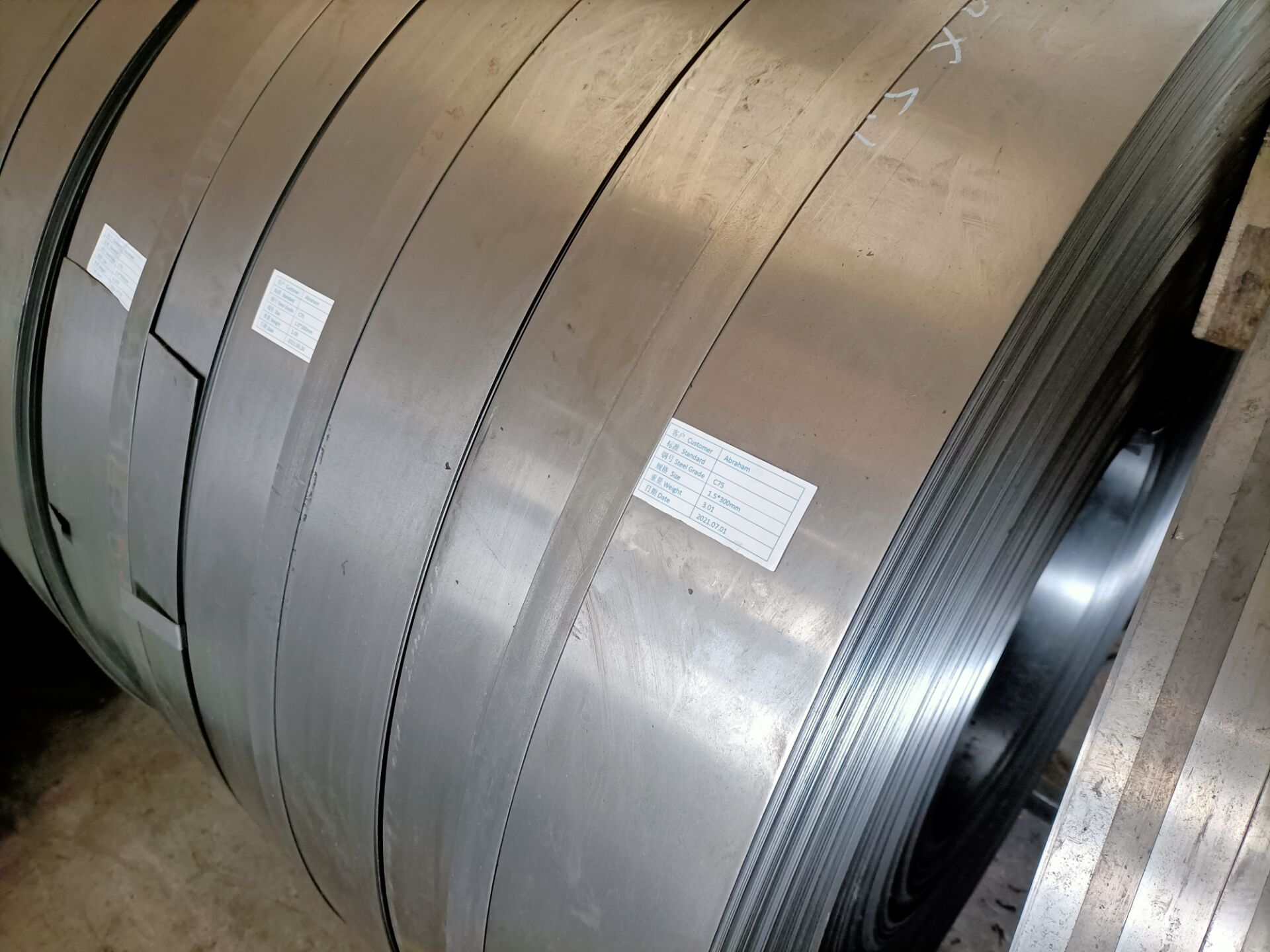 Прокладка 201 нержавеющей стали ASTM 2B 304 316 321 410 430 202 2205 ширин 5mm 7mm