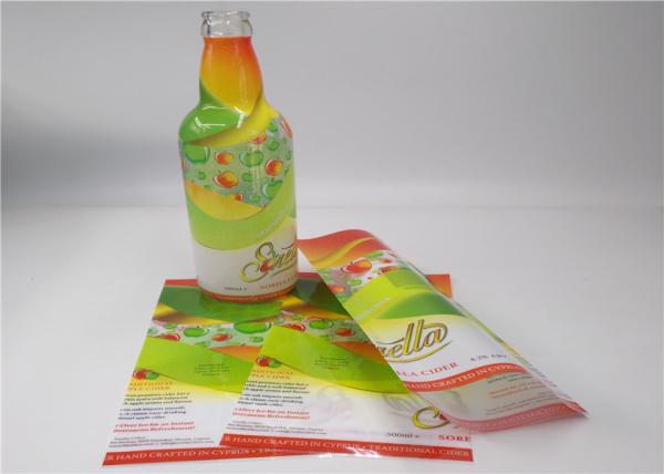 Waterproof PET / PVC Shrink Sleeve Labels