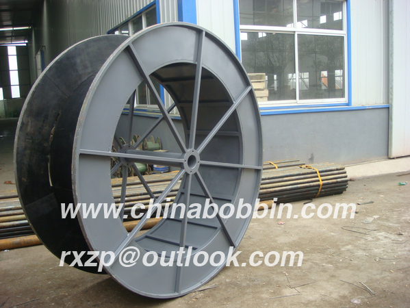 Pressed steel bobbin cable spool for steel wire cable copper corrugated bobbin cable steel