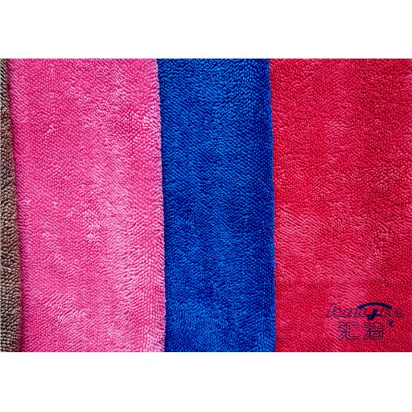 High Pile 100 % Polyester Microfiber Kitchen Towels , Kitchen Cleaning Cloth