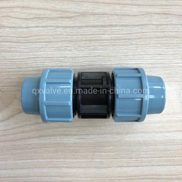 PP Compression Fitting Pipe Coupling Joint Female Adapter 63mm with Long Service Life