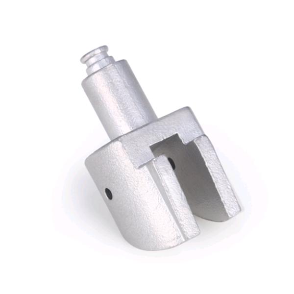 Piezas de encargo del tenedor del clip del sector de la construcción del bastidor del metal de la inversión de la precisión