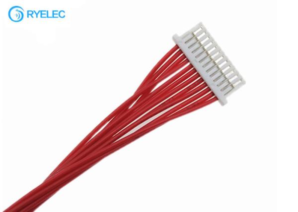 passo JST SHR-12V-S-B de 12pin 1.0mm ao chicote de fios do fio de SHLP-12V-S-B 28AWG