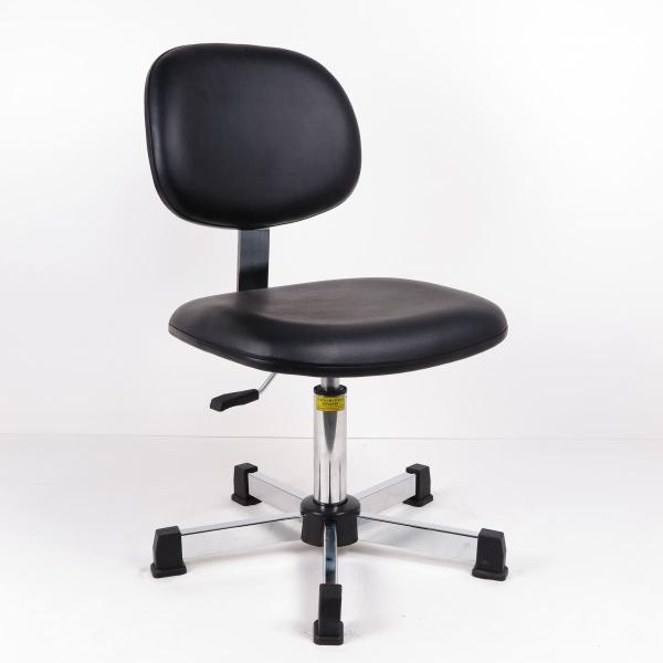 Economic Synthetic Leather ESD Safe Chairs Medium Seat Height , Anti Static Stool