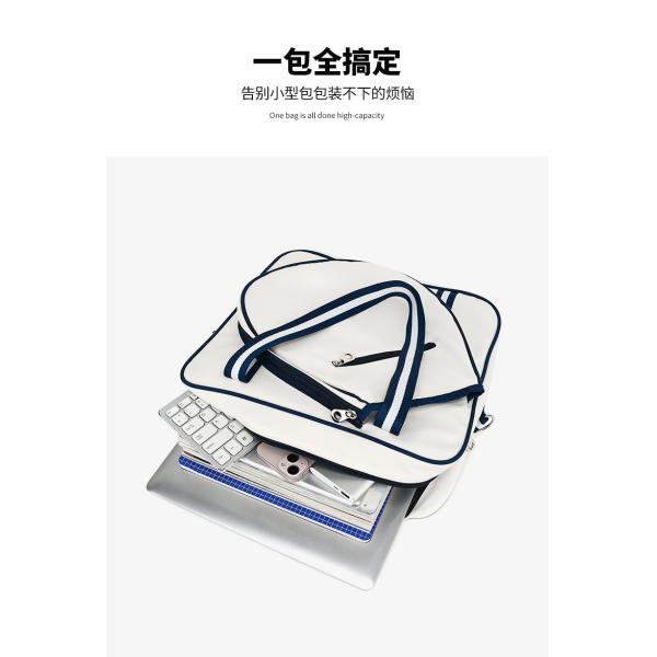 BOLSA DE TENÍS BOLSA de hombro BOLSA de cuerpo cruzado BOLSA DE BADMINTON BOLSA de raqueta rayada multifunción para hombres y mujeres