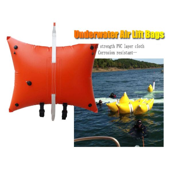 Pillow Underwater Air Lifting Bags High Buoyancy Durable Construction Wear Resistant