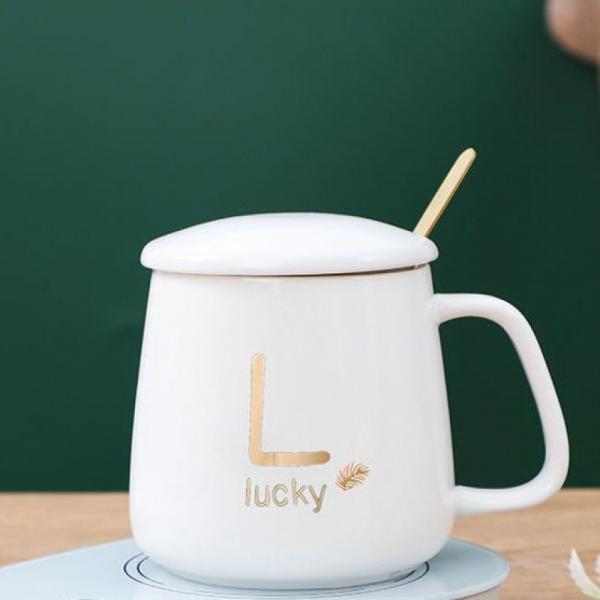 Customized Office Home Gift Set Eco-Friendly Ceramic Water Coffee Cup with Heater Mug