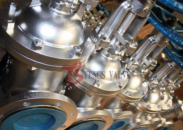 OEM Din Cast Steel Gate Valve , HF Rising Stem RS Forged Steel Gate Valve