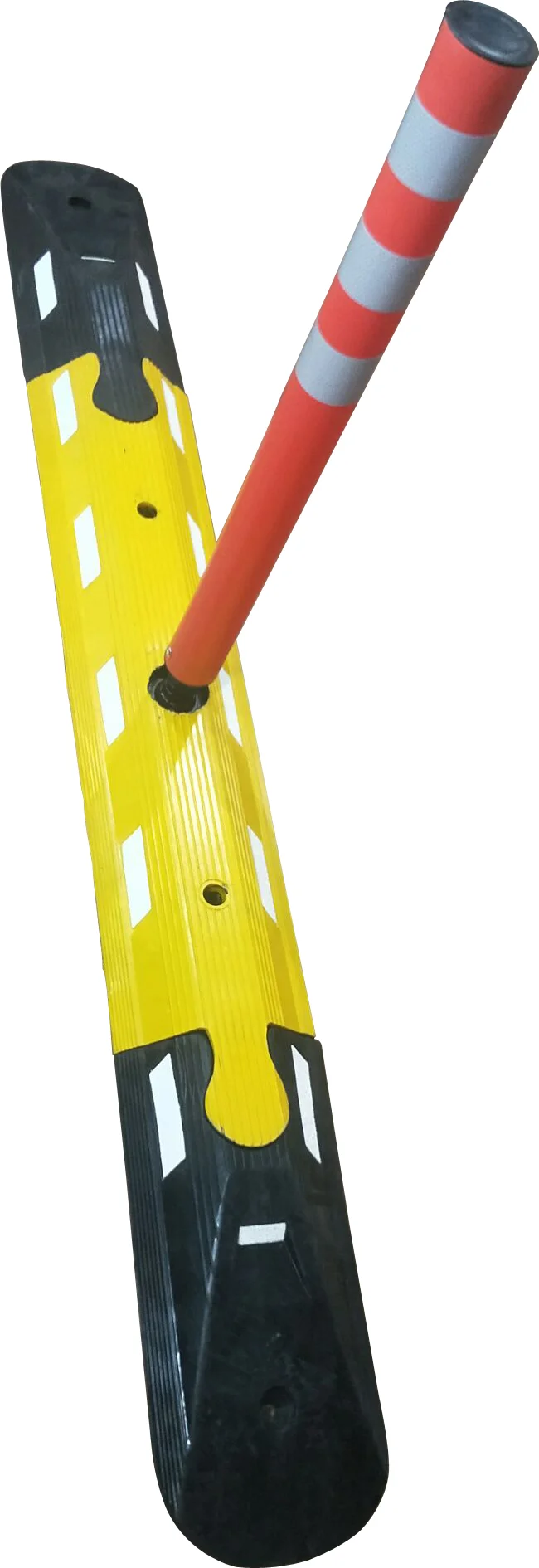 Roadsafe Traffic Road Delineator Post Diviner High-Intensity Prismatic Reflective Flexible 90cm Rubber Base Connecting Heavy Duty 15kgs