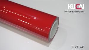 Película de Proteção de PPF de cor vermelha de morango, revestimento de pintura
