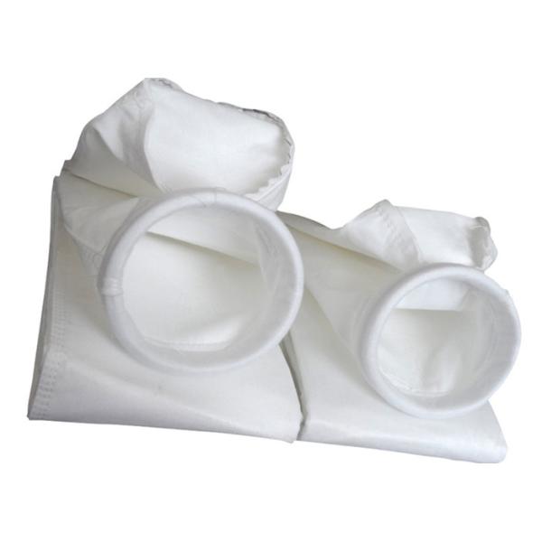 1.8mm Thickness Felt Dust Collector Bags 133 * 2000 Mm Size CE Certification