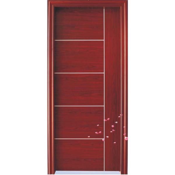 Fireproof Hotel Room Pvc Solid Wood Internal Doors