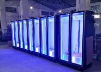 Récupération rapide de la température de R404A désinfectant le réfrigérateur léger bleu
