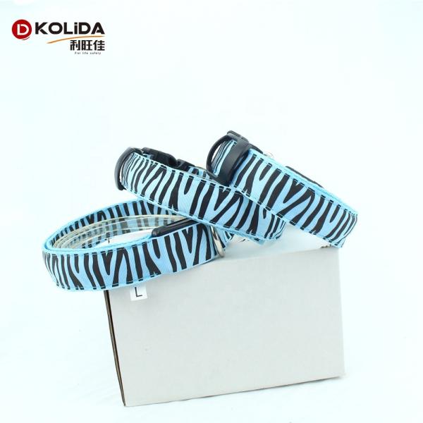 Safe Luminous Light Up Dog Collar Cat Pet Safety Flashing Flash LED