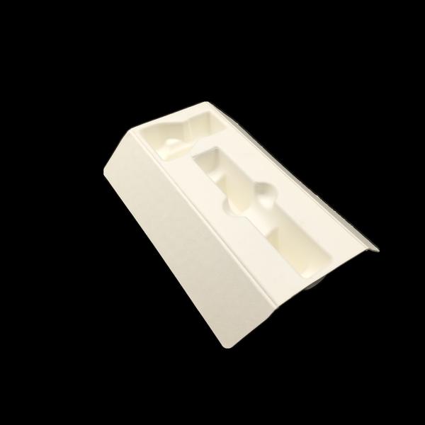 High-end Split-type Electric Razor Paper Pulp Molding Packaging Base - Eco-friendly Plant Fiber, Sugarcane Pulp, Dry-pressed, Drop-resistant & Shockproof