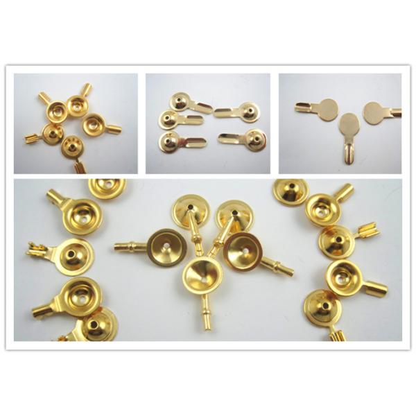 Epilepsy Brain Waves Gold Plated Cup EEG Electrodes For Medical Diagnosis