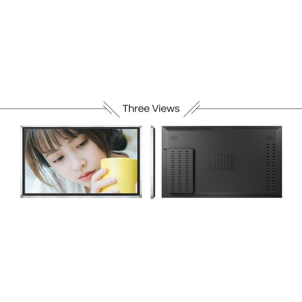 65 Inch Wall Mounted Digital Signage Touch Screen 1428.48mm height 4GB RAM