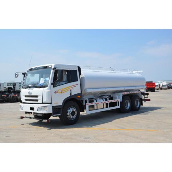 JIEFANG FAW J5M 6*4 Diesel Water Tanker Truck Euro 2 Volume 10001 - 15000L