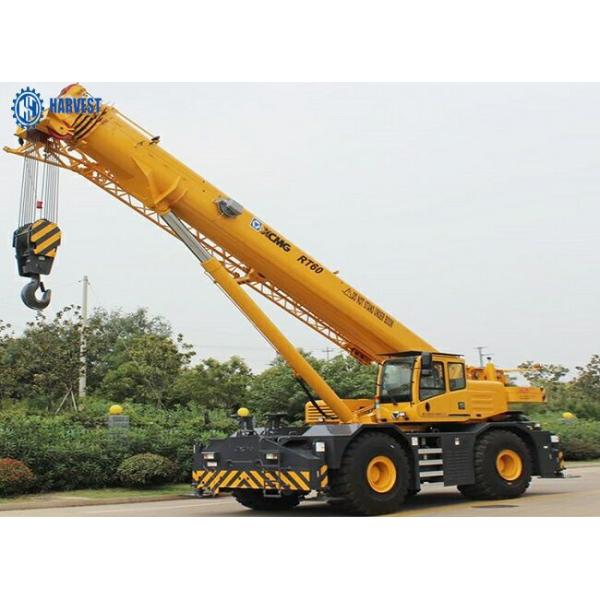 60 guindaste do caminhão do crescimento de Ton Max Lifting Height 58.1m RT60 35km/H