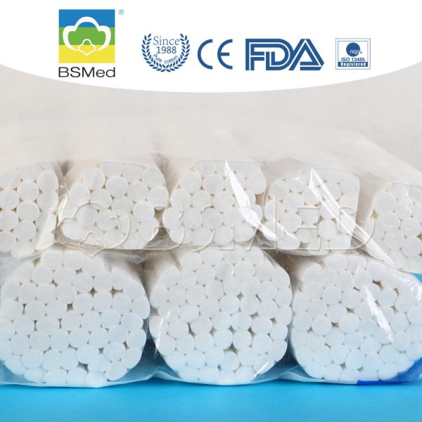 Odorless Surgical Dental Cotton Rolls 13 - 16mm Fiber Length 8% Max Humidity