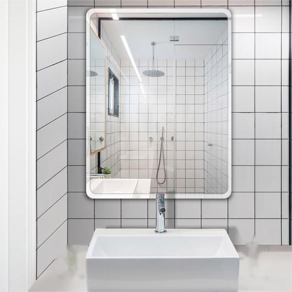 Стенное зеркало Клеевая подставка карман полукруглый компактный волнистый полная длина домашний декор