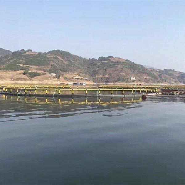Customization HDPE Round Fish Farming Net Cage Farms For Aquaculture Industry