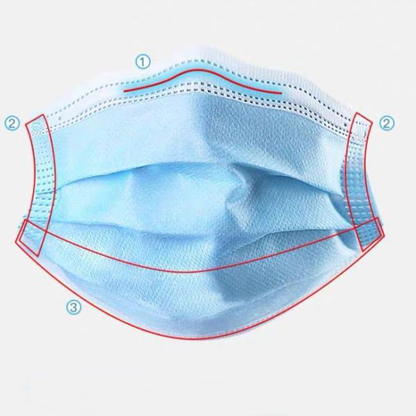 Promotion Sell well Disposable non-medical meltblown filter civil mask