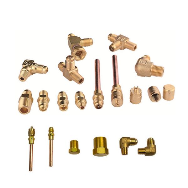 Easy Replacement And Reliable Brass Needle Valve Precision Air Conditioning Brass Fittings