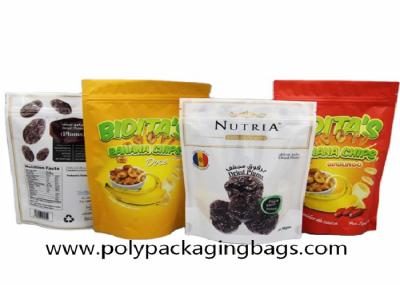 SGS Zipper Top Gravure Printing Aluminum Foil Packaging Bags