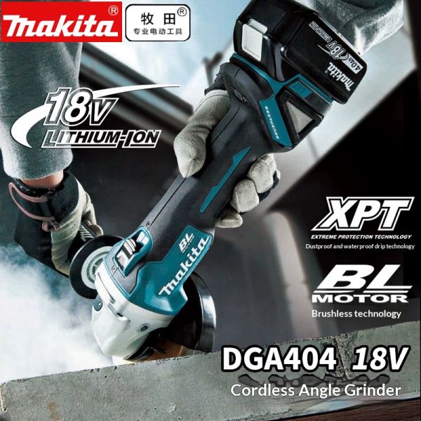 800W Makita DGA4044 4 Gear Rechargeable Angle Grinder Cordless