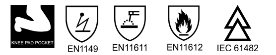 Легкие рабочие брюки с защитой от дуги из арамидной ткани для электроэнергетики