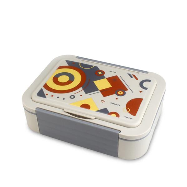 4-Compartment Airtight Leakproof Bento Lunch Box 1180ml White