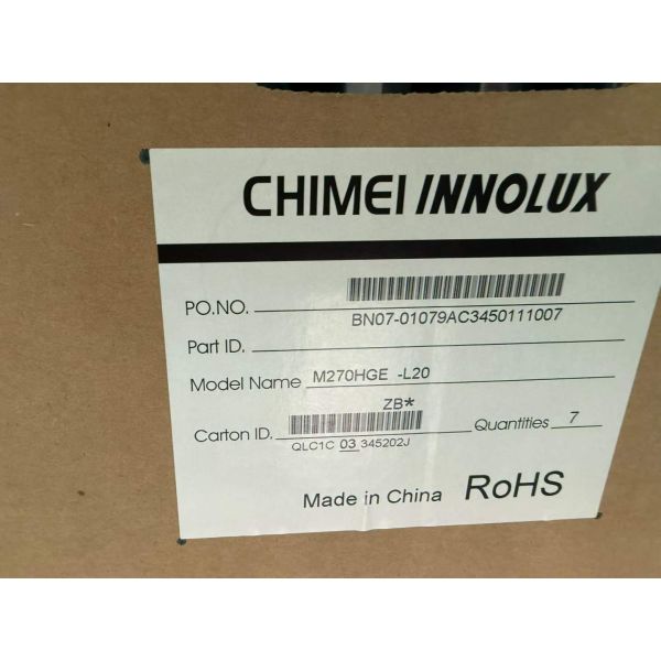Innolux 27Inch LCD Panel TFT-LCD Display with 1920×1080 Resolution 300CD/M2 Brightness and 30pin Connector