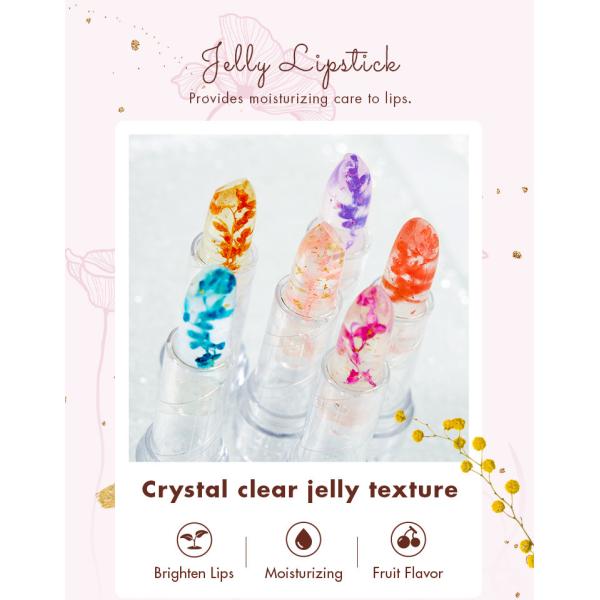 Crystal Jelly Flower Moisturizer Lip Balm