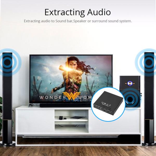 SCART HDMI To HDMI HD Video Converter 720P 1080P Audio Scart To Hdmi Digital