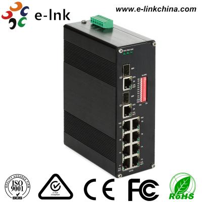 Montagem industrial Unmanaged do trilho do RUÍDO do interruptor do ponto de entrada dos ethernet da categoria/montagem da parede