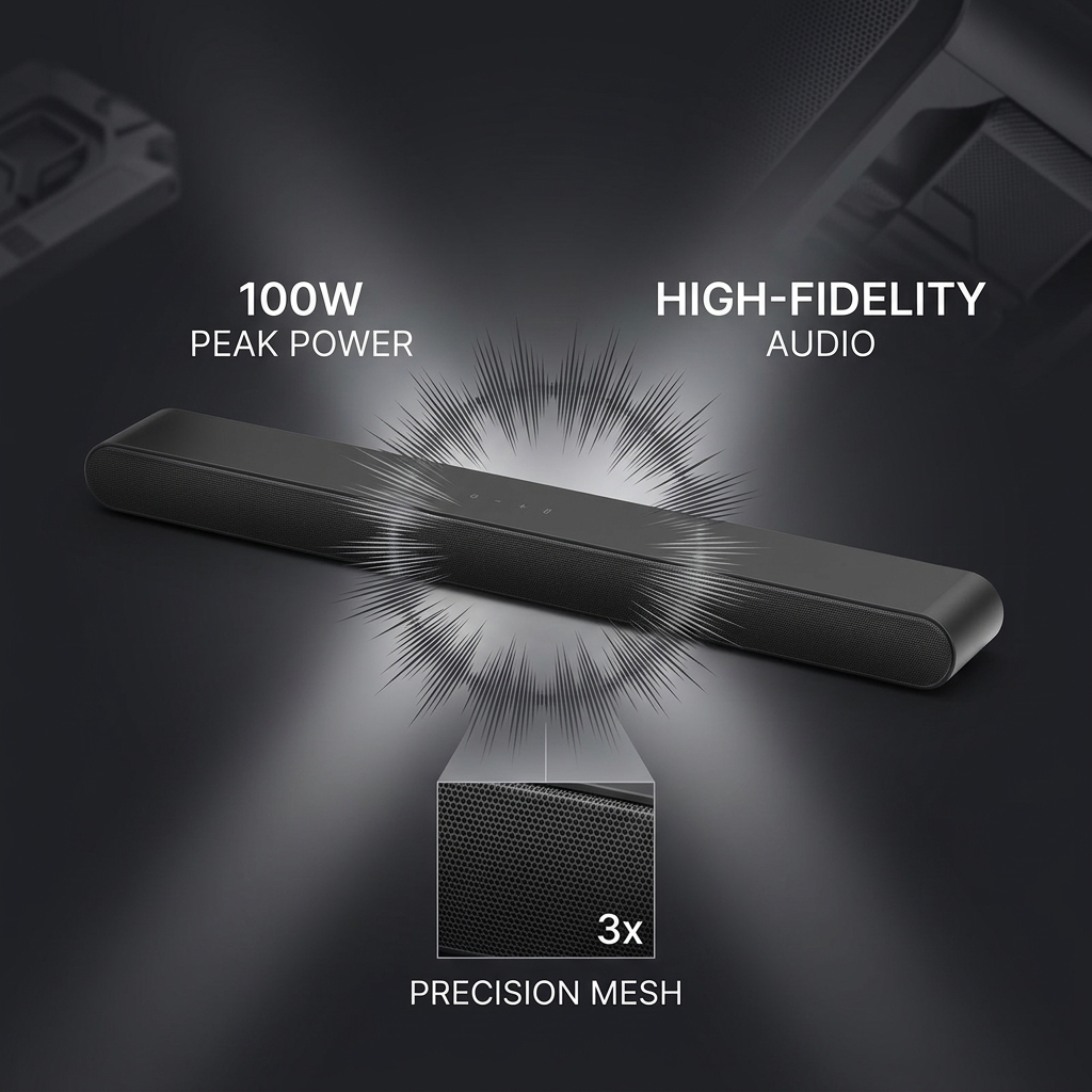 PC Soundbar gaming Speaker AS-P1 Colorful LED Light Desktop Audio Monitor Speaker Video Calls