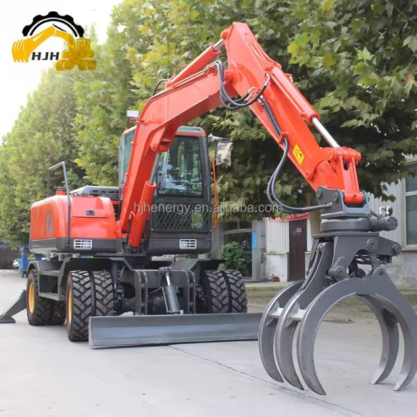 Import Excavator 55KW/48KW Diesel Easy Operation Wheel Excavator with CE Certificate