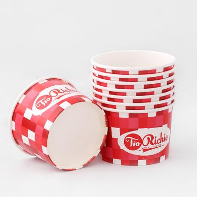 500 ml de bols blancs jetables de soupe et de salade