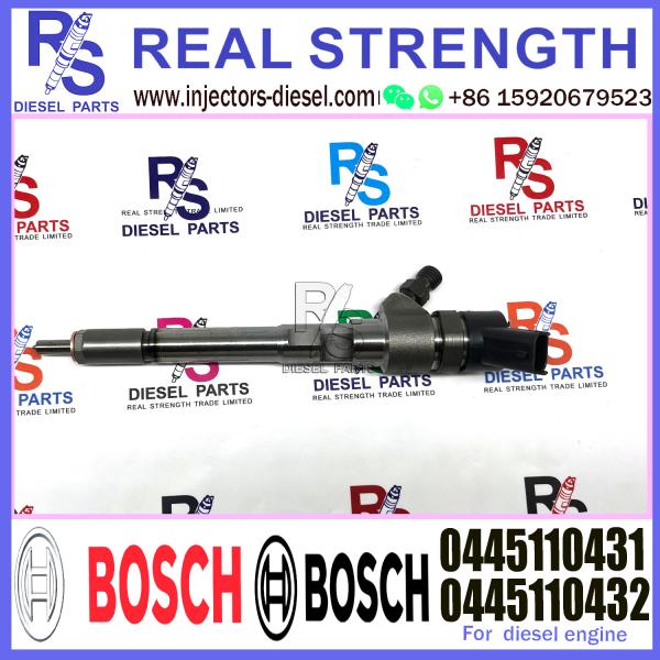 Diesel Fuel Injector Assy 0445 110 431 0445110432 Electric Fuel Injector 0445110431 For JAC