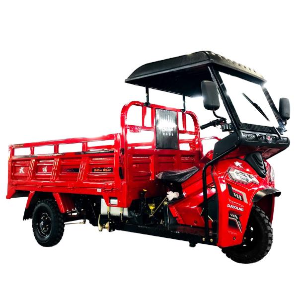 Dayang 1500 kg Trike de gasolina de três rodas Motocicleta motorizada com Cisterna Cargo For Cargo