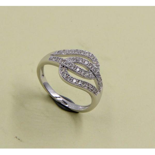 Сердечный лист CZ AAA Складируемое кольцо 925 Стерлинговое серебро CZ Кольца груша / овальный / круглый / шевроневый / Сердечный рез CZ Кольцо из драгоценного камня