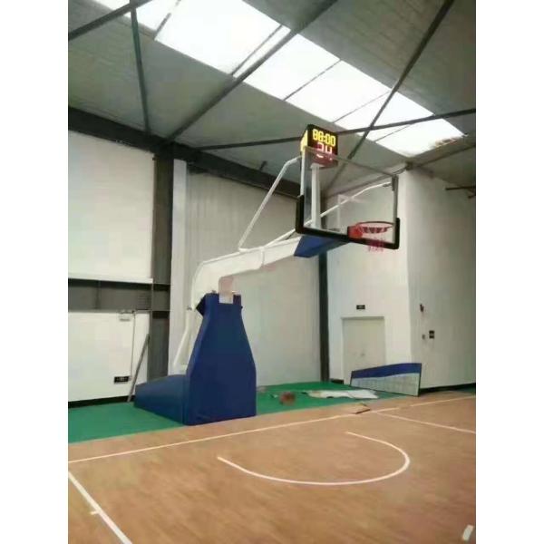 Waterproof Movable Basketball Stand , Anti Crack Portable Adjustable Basketball Hoop