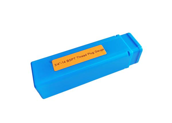 Calibrador de rosca de tubería BSPT 3/4′′-14 British Standard con material Gcr15 para medición