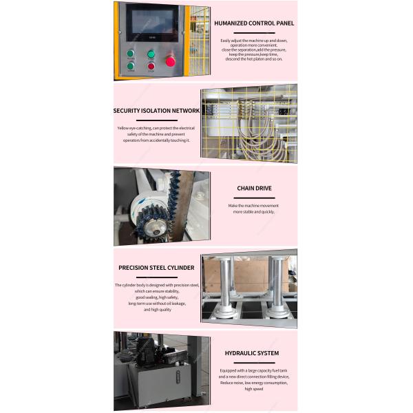 120T PH160 5layer Woodworking Hydraulic Hot Press Machine for Plywood Door Laminating