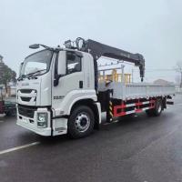 ISUZU FTR 205 chevaux moteur 8 tonnes camion monté grue 4x2 type de conduite