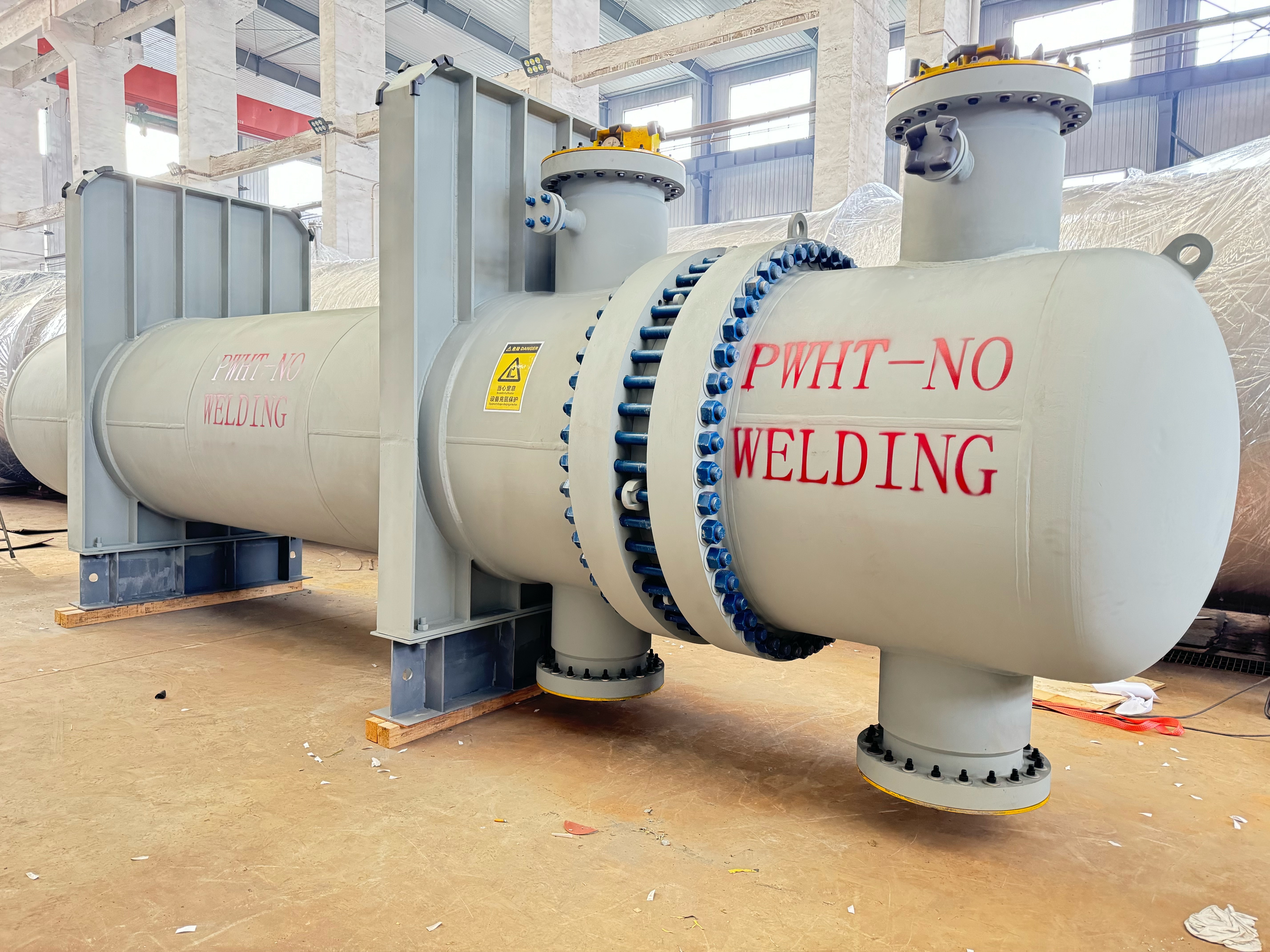 Pharmaceutical Fine Chemical Floating Head Shell And Tube Heat Exchanger