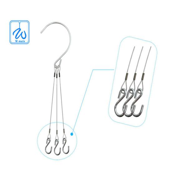 Портативные 3 подвеса кабеля ноги набора стальных вися для цветочного горшка