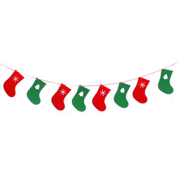 2mm Thickness Felt Banner For Christmas Party Decoration