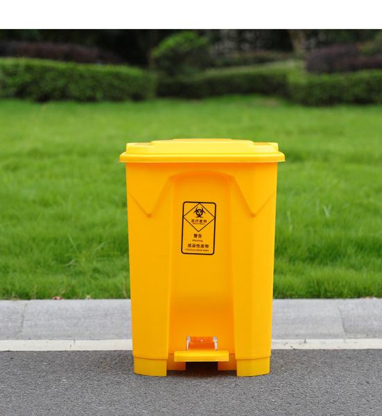 20l Standard Size for Outdoor Dustbin with Foot Pedal Plastic Large Dustbin with Wheels